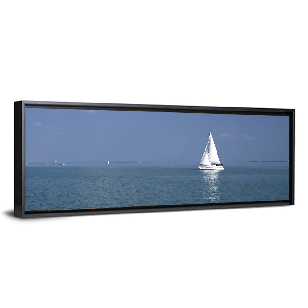 Sailboat on Lake Balaton Wall Art