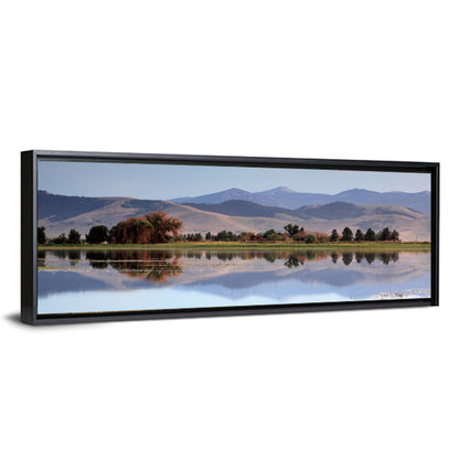 Mission Valley Lake Reflection Wall Art