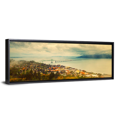 Astoria-megler Bridge Cityscape Wall Art