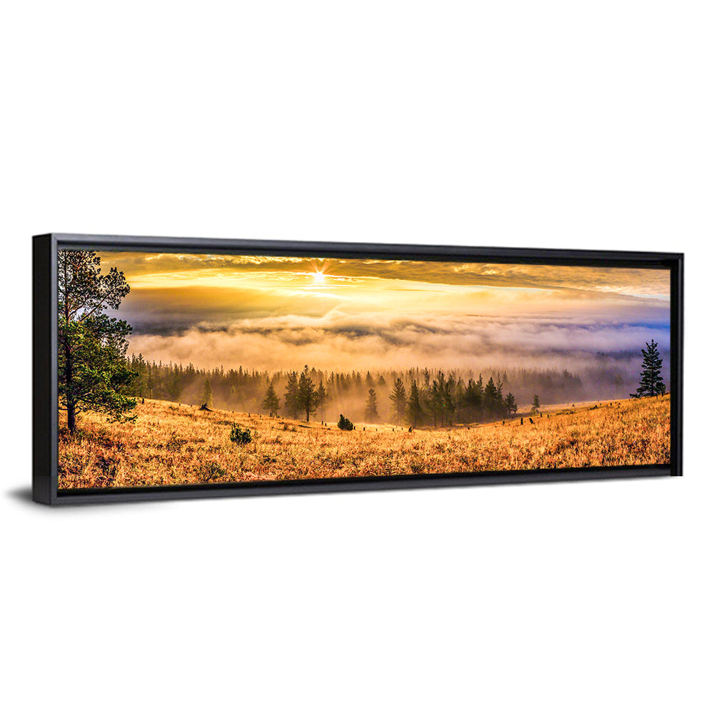 Ural Taiga Sunrise Wall Art