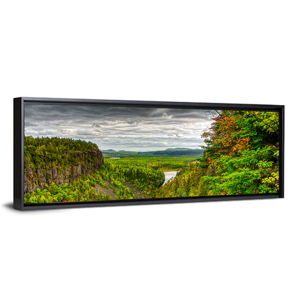 Ouimet Canyon Autumn View Wall Art