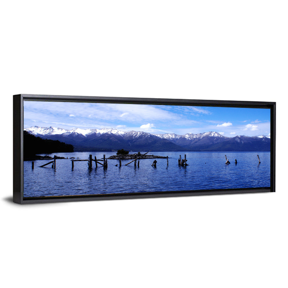 Nahuel Huapi Lake with Wooden Pilings Wall Art