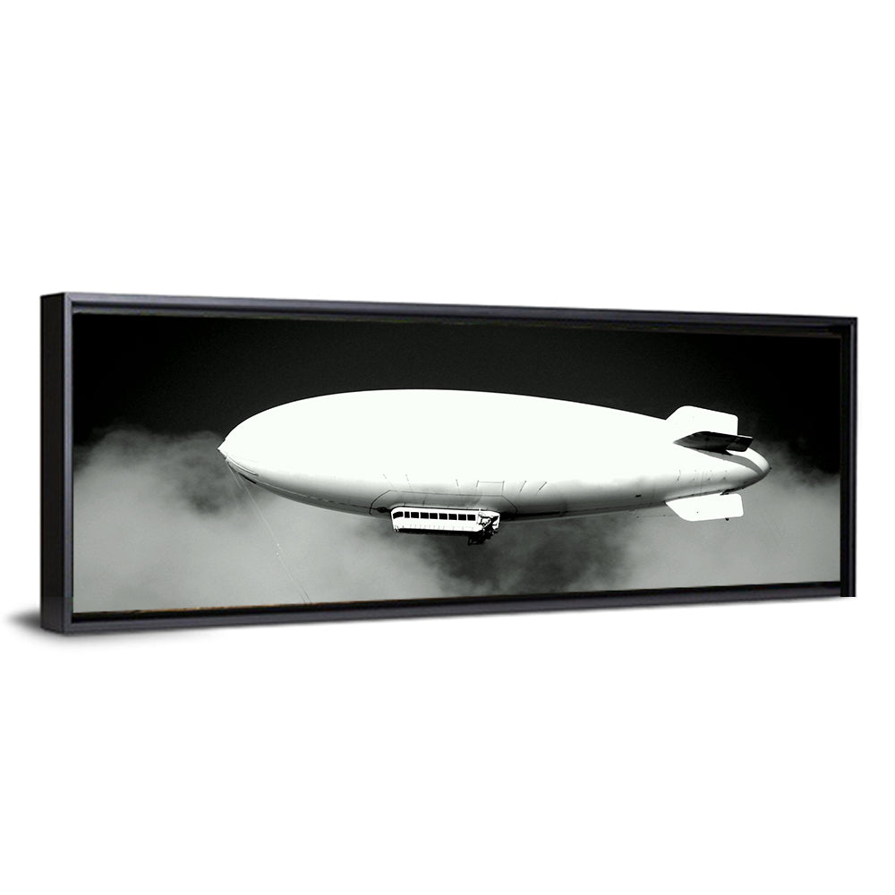 Dirigible Over Clouds Wall Art