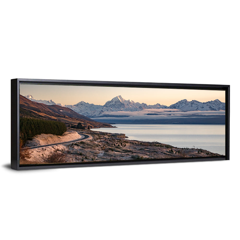 Mount Cook Over Lake Pukaki Wall Art