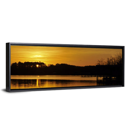 Lake Weiss Sunset Reflection Wall Art