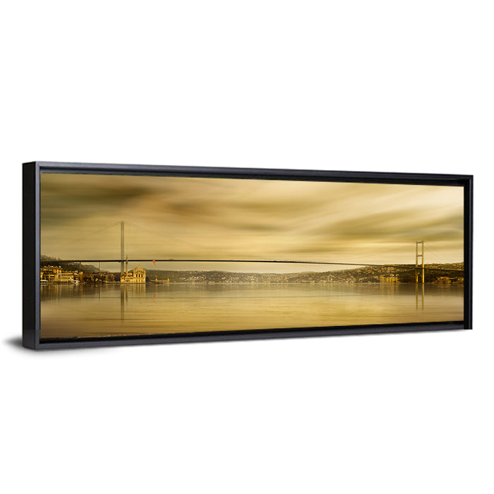 Bosphorus Bridge at Ortakoy Wall Art as a framed canvas