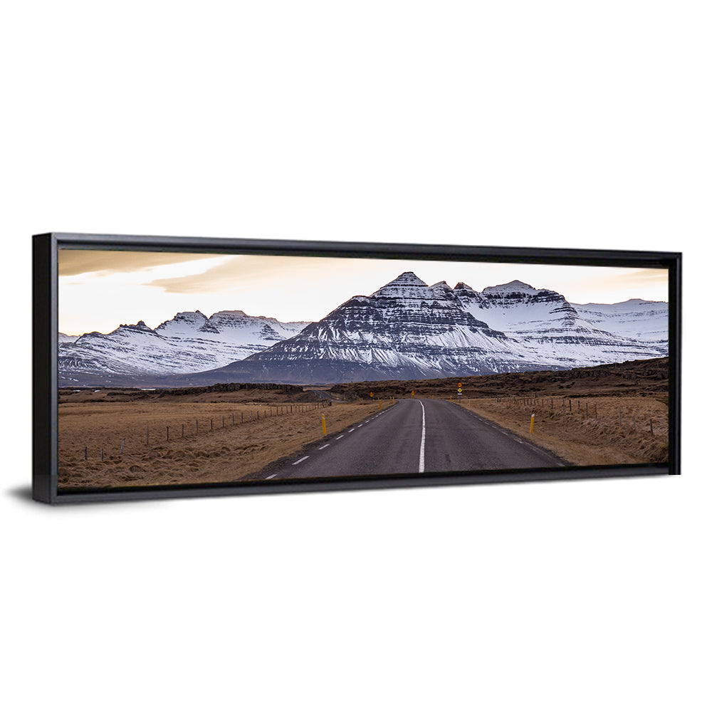 East Fjords Road at Dusk Wall Art