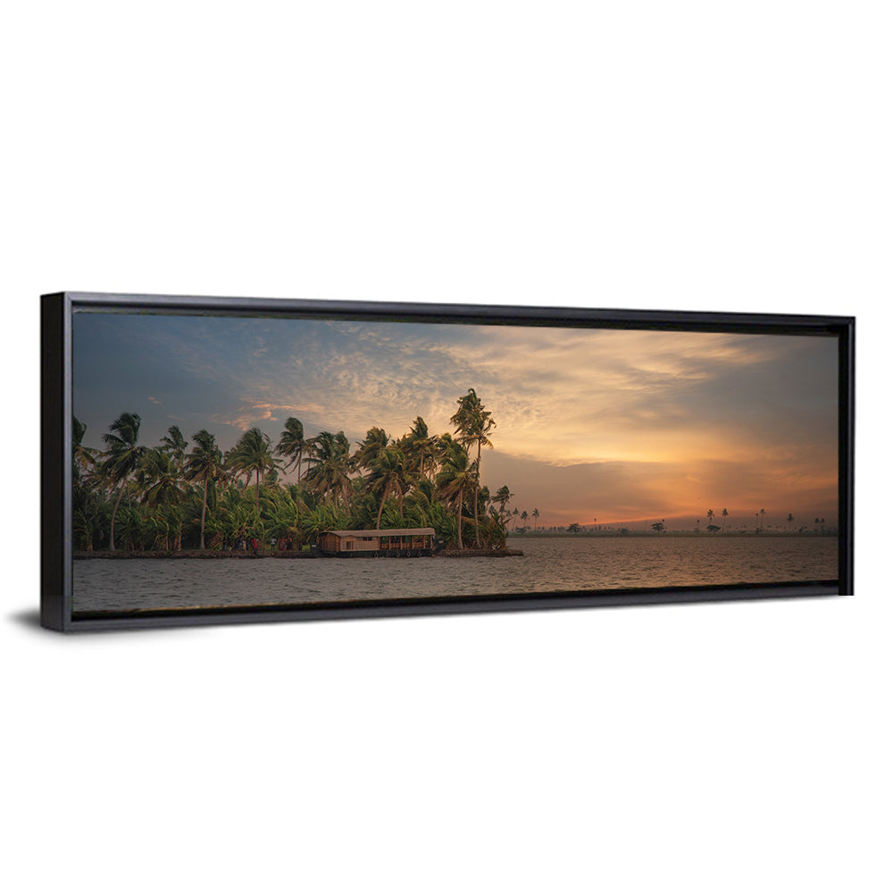 Vembanad Lake Sunset Wall Art