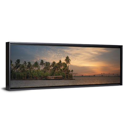 Vembanad Lake Sunset Wall Art