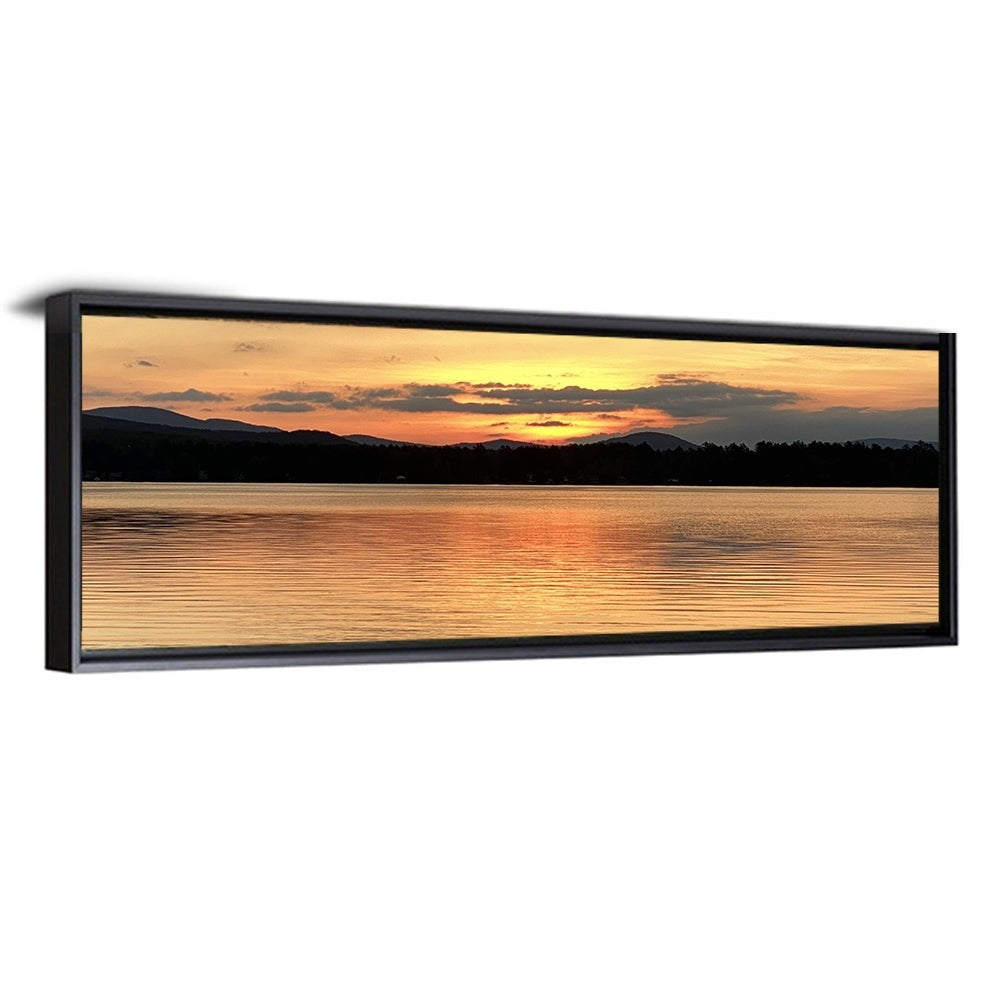 Lake Pleasant Golden Sunset Wall Art