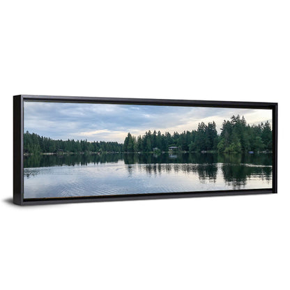 Beaver Lake Park Sunrise Reflection Wall Art