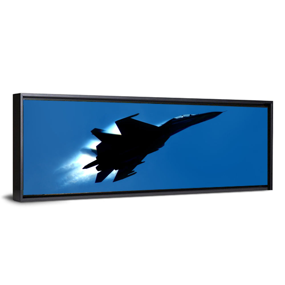 Su-27 Silhouette Wall Art