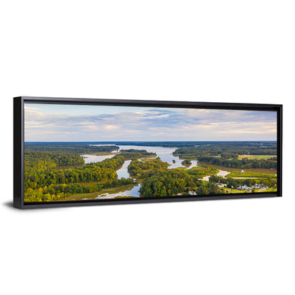 Lake Oconee Aerial Landscape Wall Art