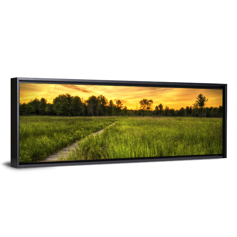 Irwin Prairie Boardwalk Sunset Wall Art