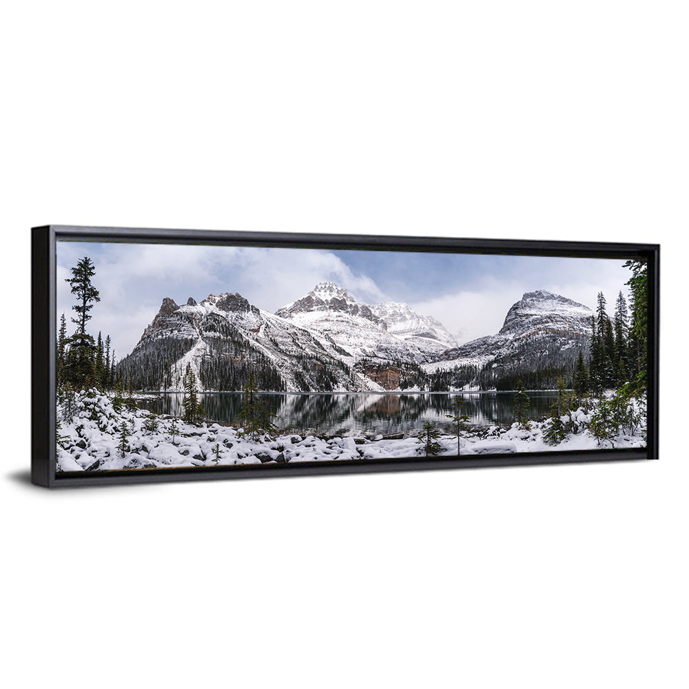 Lake O Hara Winter Reflection Wall Art