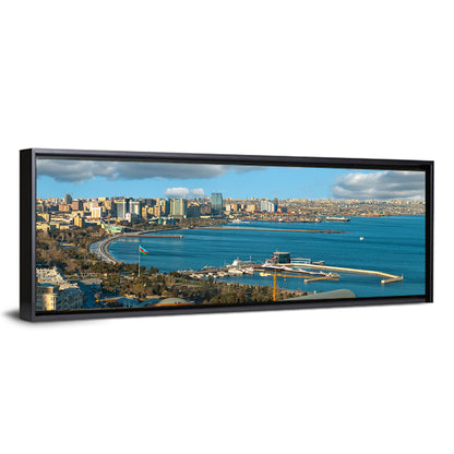 Baku Waterfront Skyline Wall Art