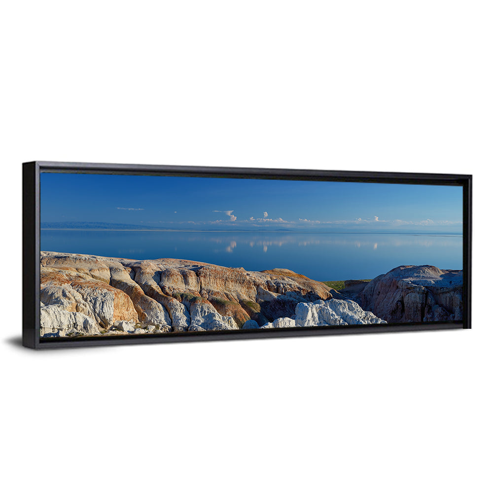 Shekelmes Tract Cliff Over Lake Wall Art