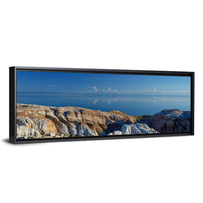 Shekelmes Tract Cliff Over Lake Wall Art