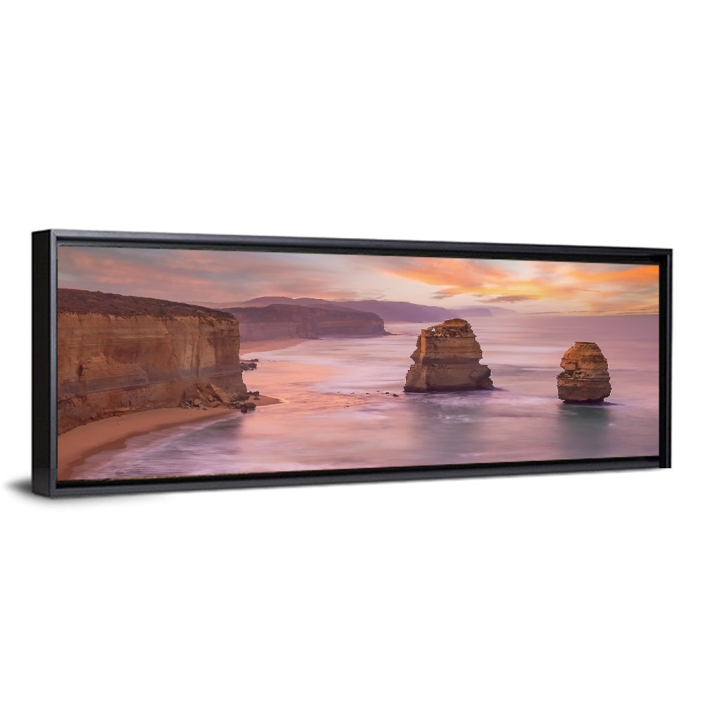 Twelve Apostles Sunset Sea Stacks Wall Art