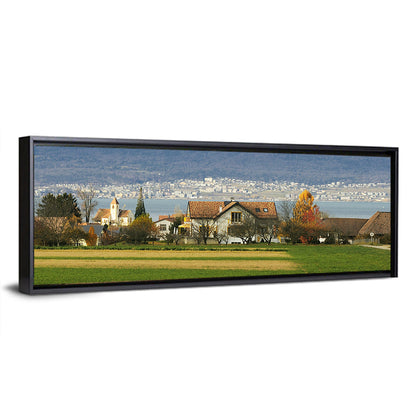 Lake Neuchatel Countryside View Wall Art
