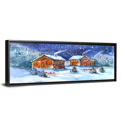 Winter Village Wall Art