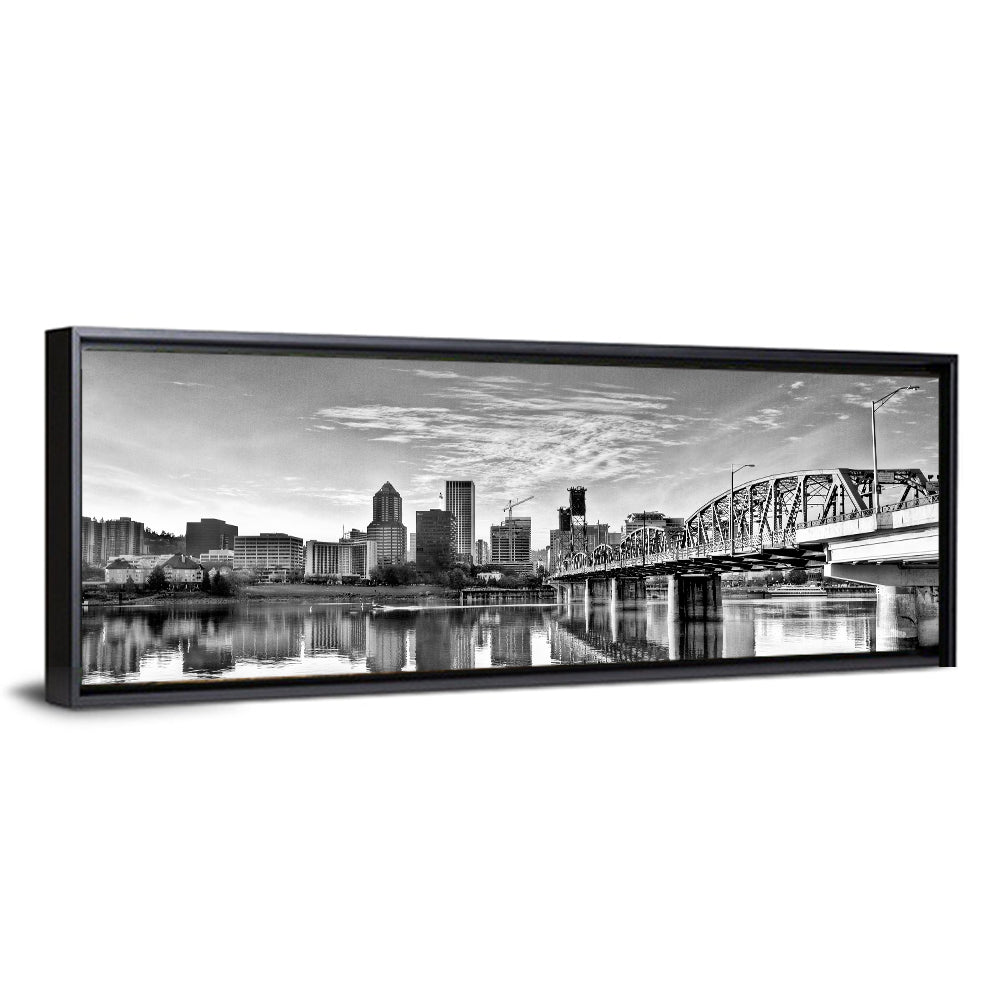 Portland Hawthorne Bridge Skyline Wall Art