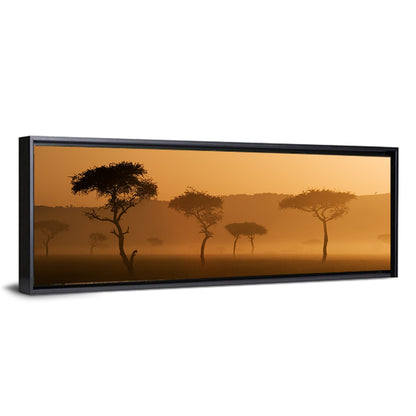 Massai Mara Morning Mist Wall Art