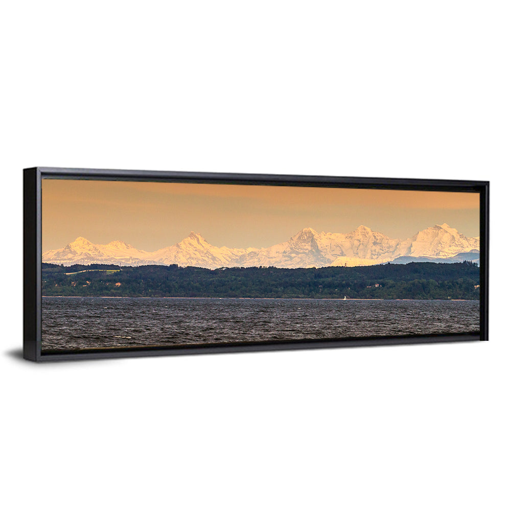 Lake Neuchatel Golden Hour Wall Art