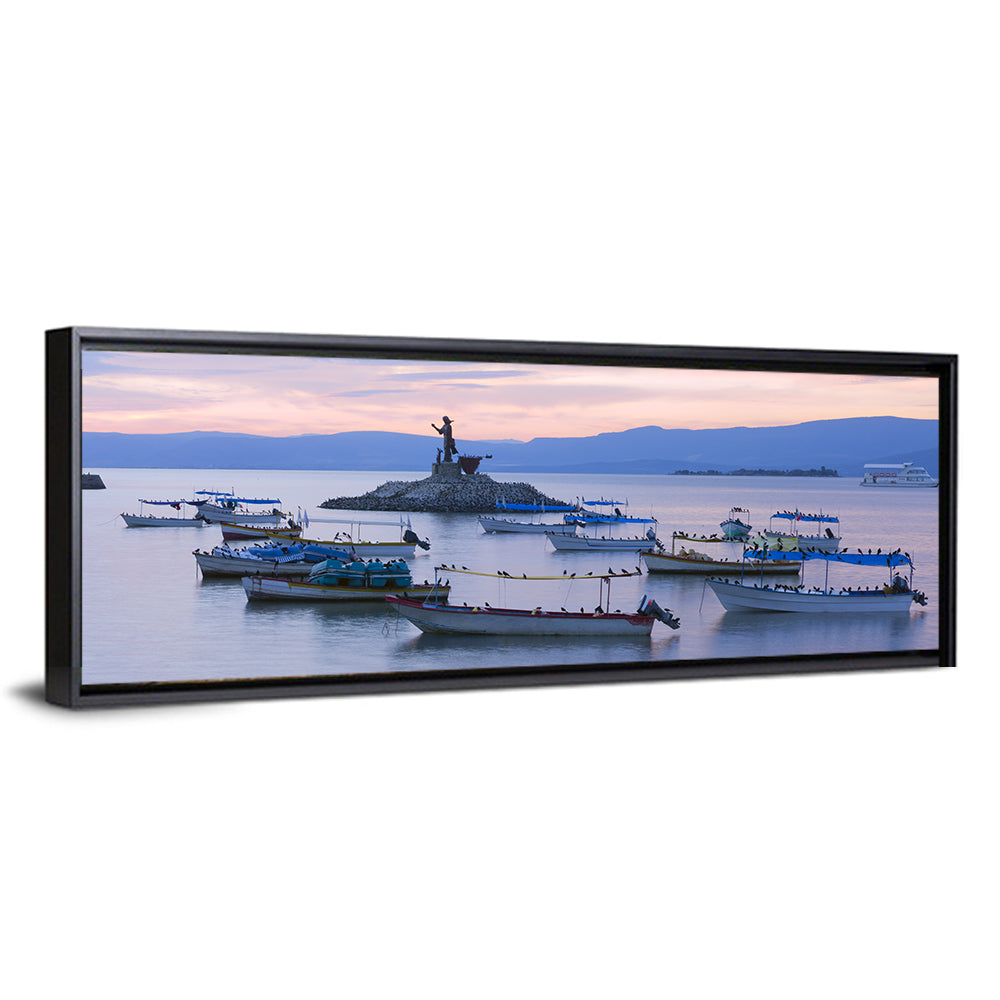 Lake Chapala Islet Sunrise Wall Art