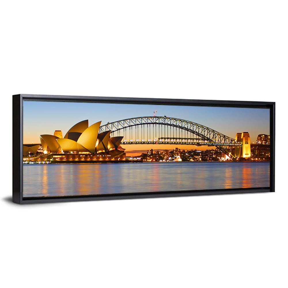 Sydney Harbour Bridge and Opera House Wall Art