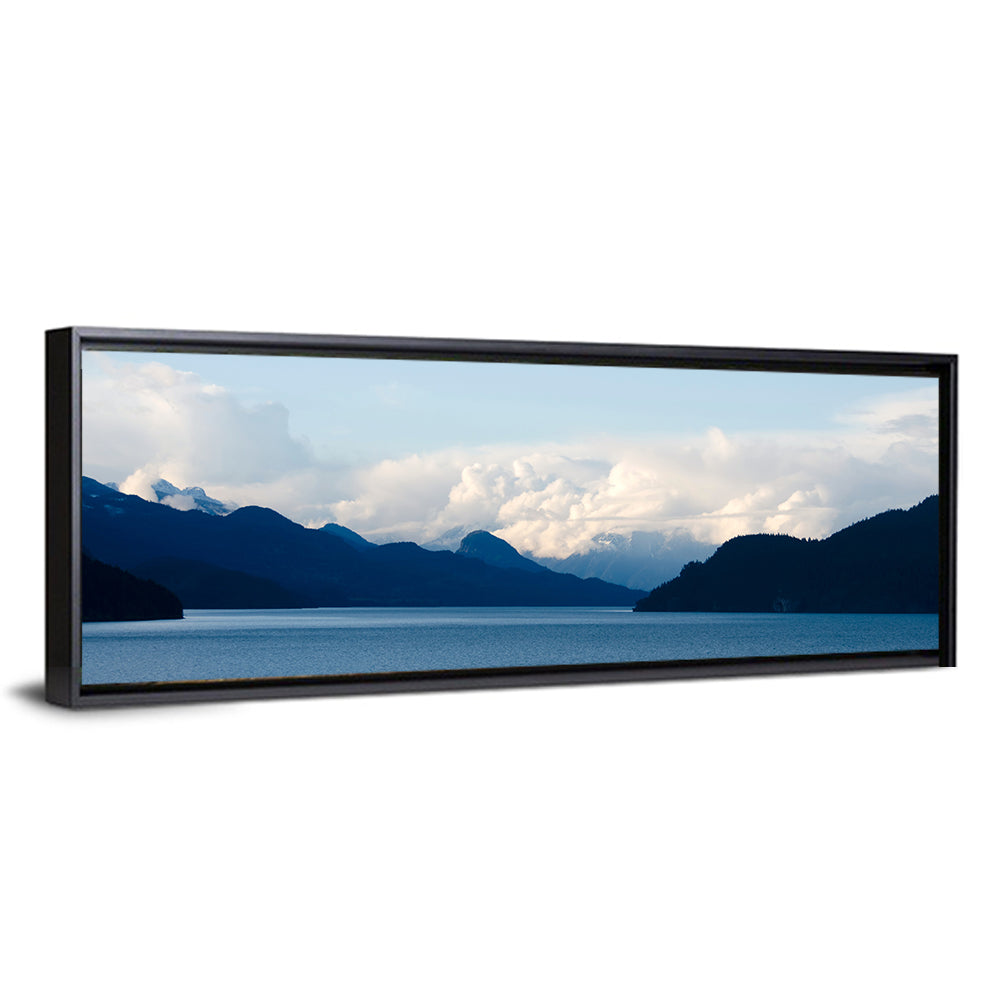 Harrison Lake Morning Clouds Wall Art