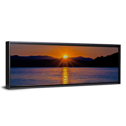 Lake Jocassee Golden Sunrise Wall Art