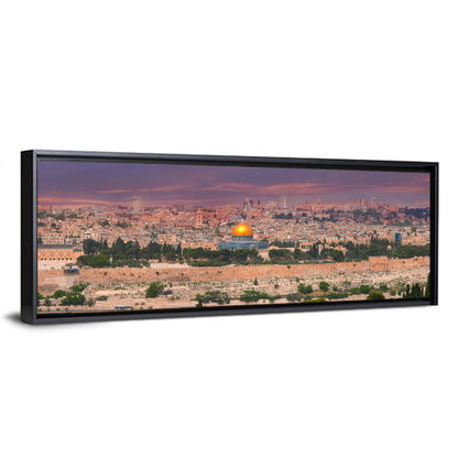 Jerusalem Golden Dome at Dusk Wall Art