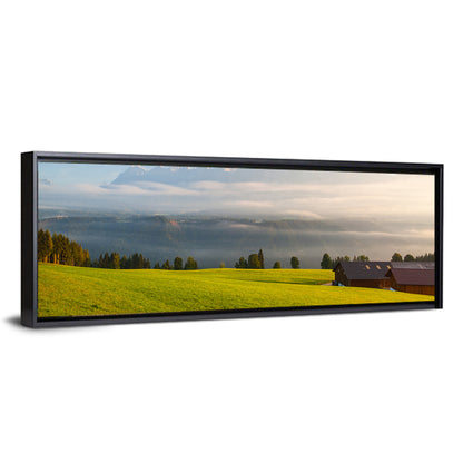 Sunlit Mountain Clouds Wall Art
