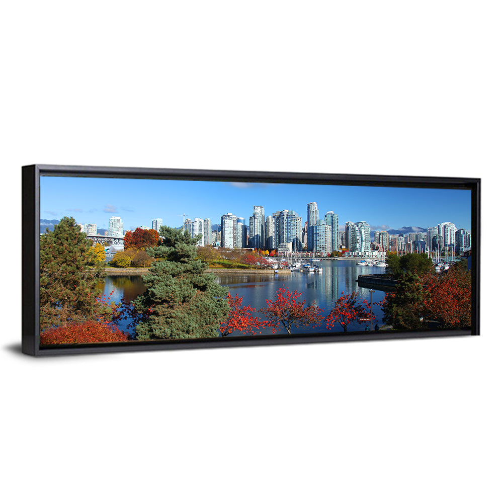 Vancouver Autumn Skyline Wall Art
