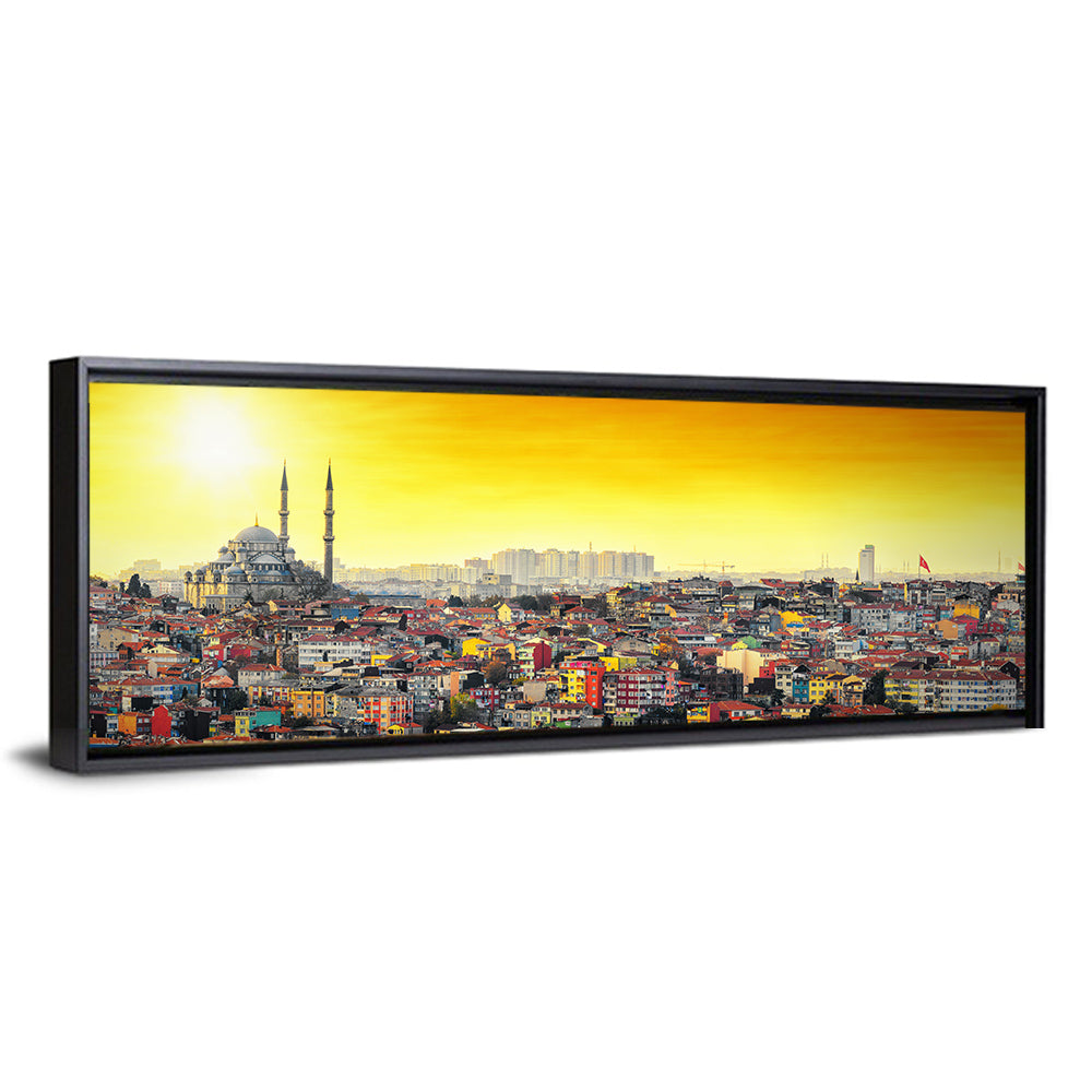 Fatih Mosque at Sunset Wall Art