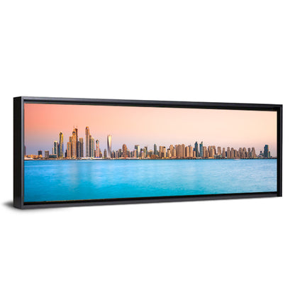 Dubai Marina Skyline Wall Art