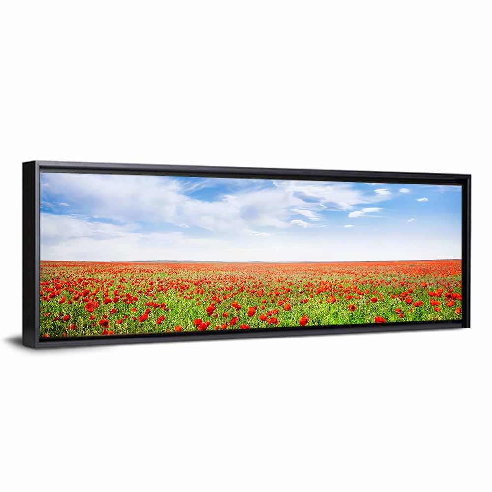 Red Poppy Field Wall Art