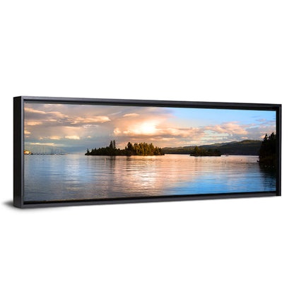 Flathead Lake Golden Hour Wall Art