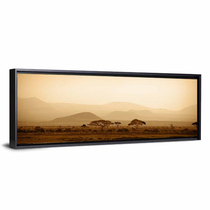 Hazy Savannah at Dawn Wall Art