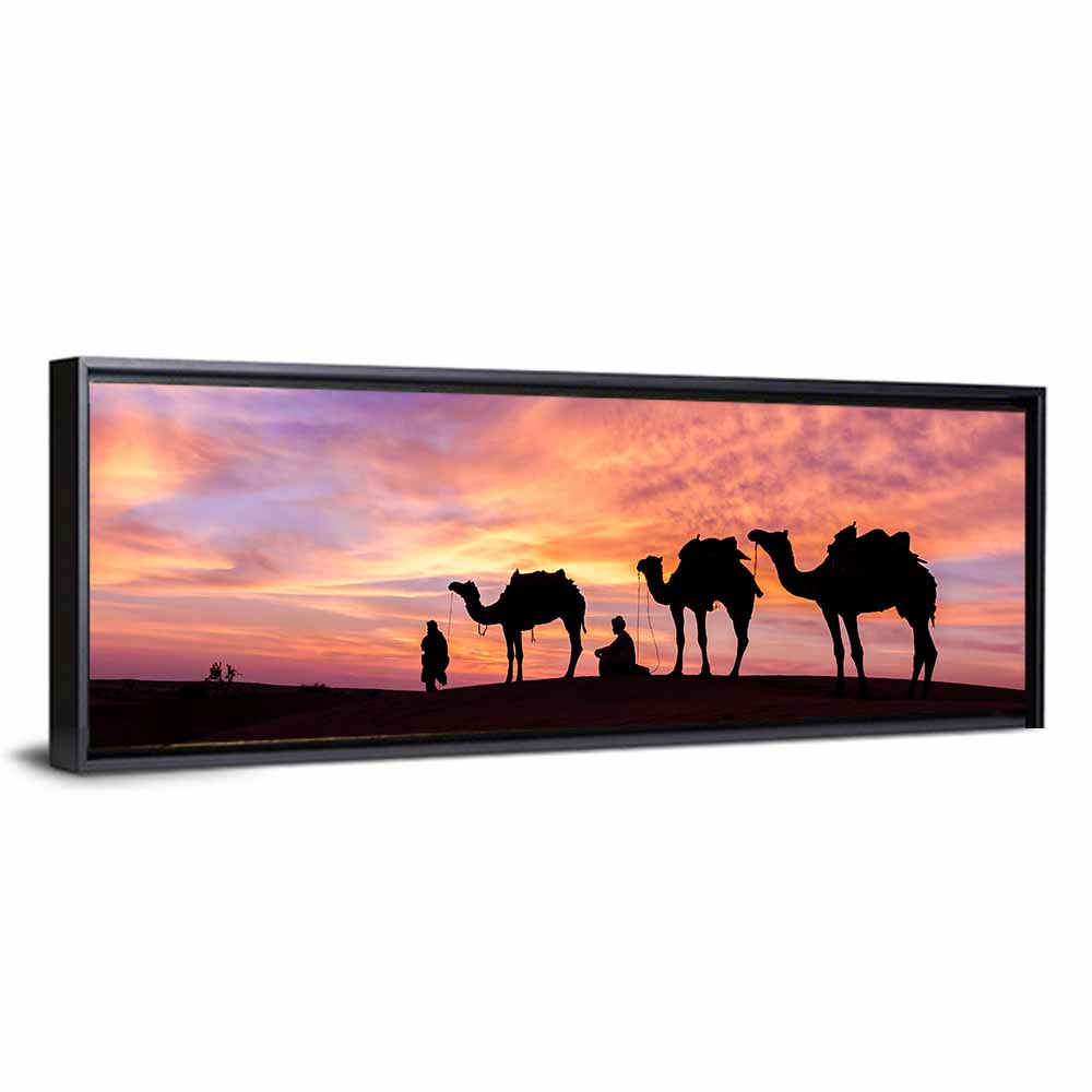 Rajasthan Desert Sunset Wall Art