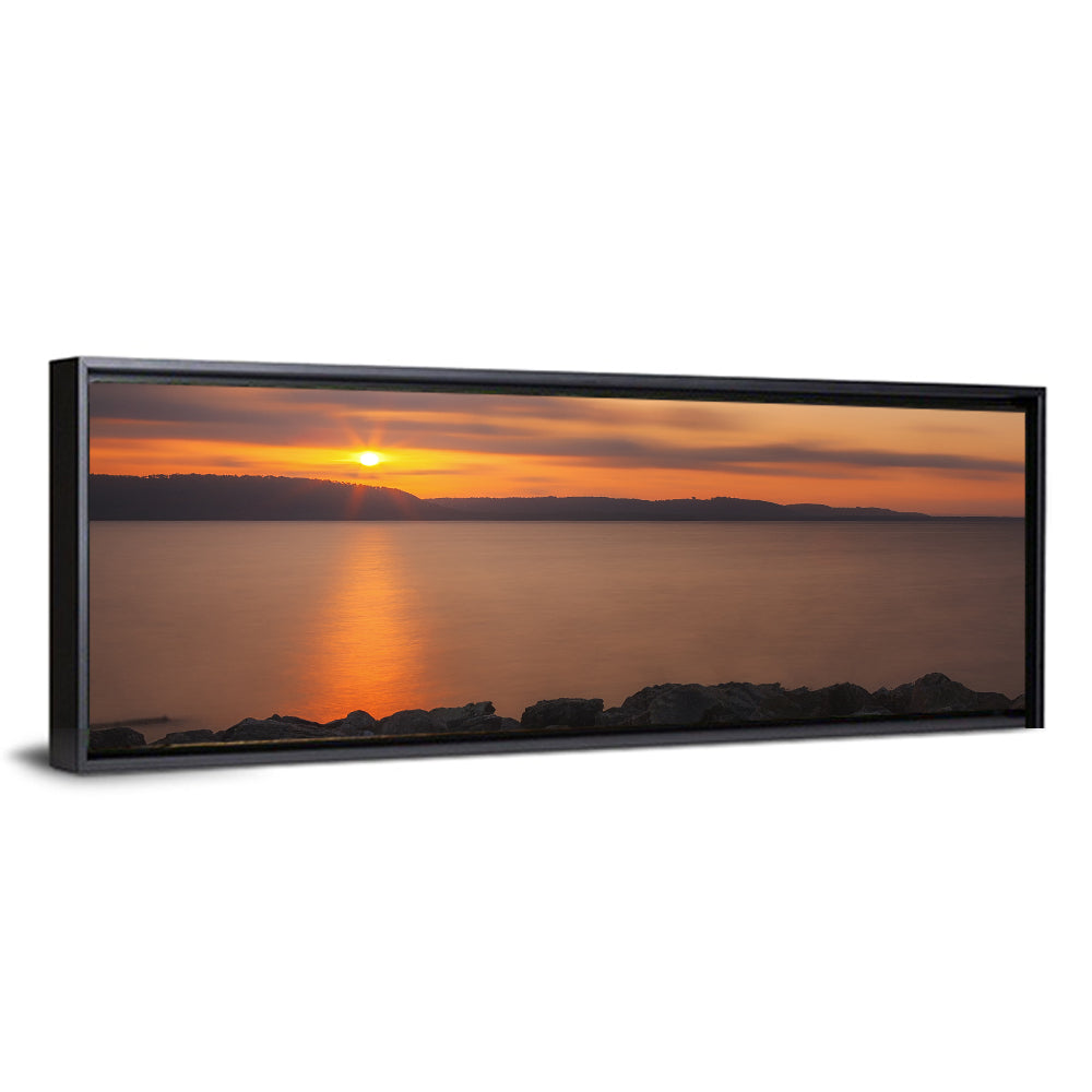 Lake Pepin Golden Sunrise Wall Art
