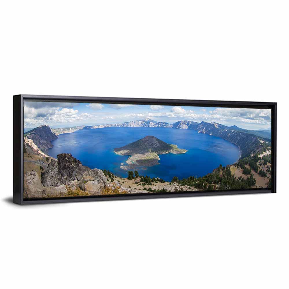Crater Lake Rim View Wall Art