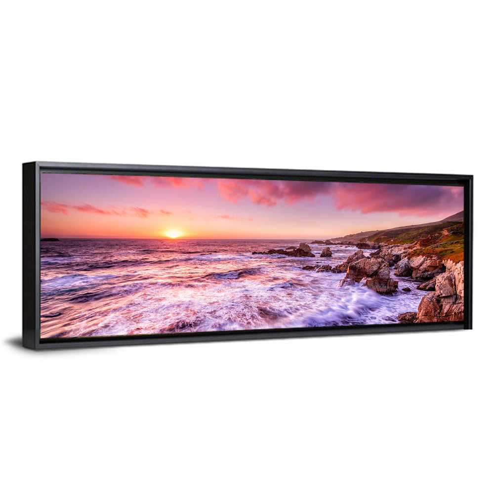 Dusk Over California Cliffs Wall Art