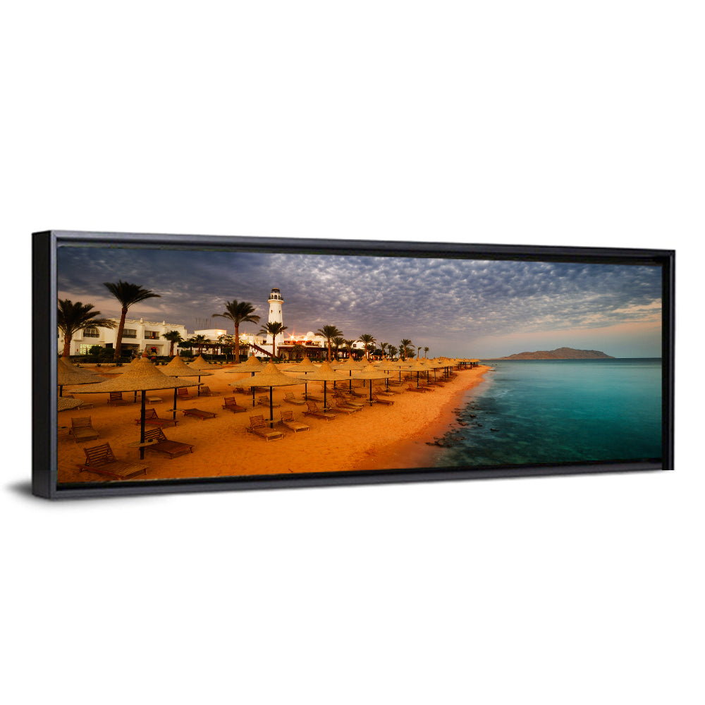 Sharm El Sheikh Beach at Dusk Wall Art