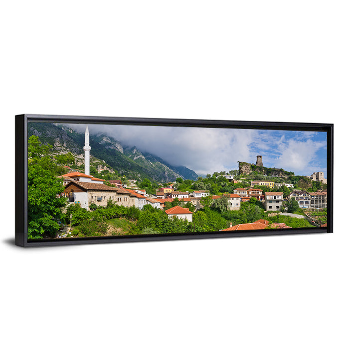 Krujë Castle Ruins, Albania Wall Art as a framed canvas
