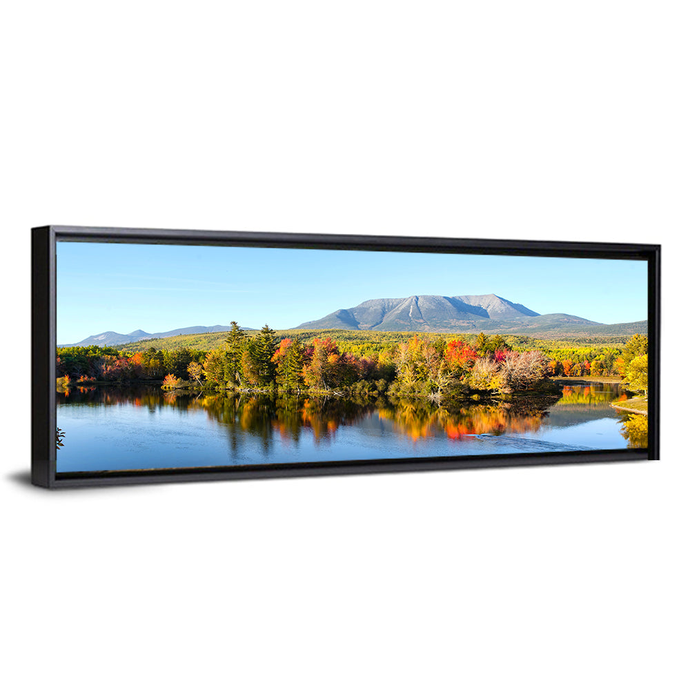 Mount Katahdin Autumn Reflection Wall Art