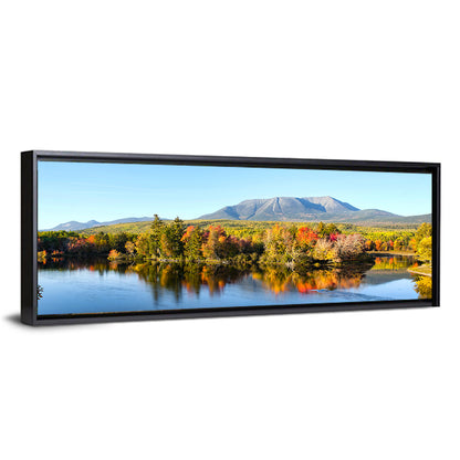 Mount Katahdin Autumn Reflection Wall Art