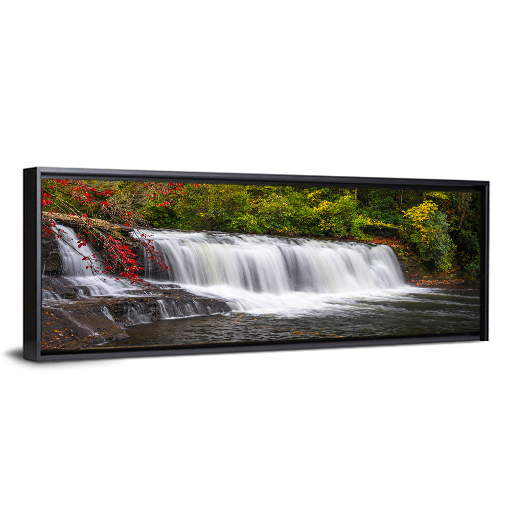 Blue Ridge Autumn Waterfall Wall Art