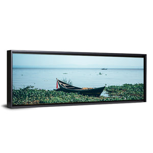 Boat In Lake Victoria Wall Art